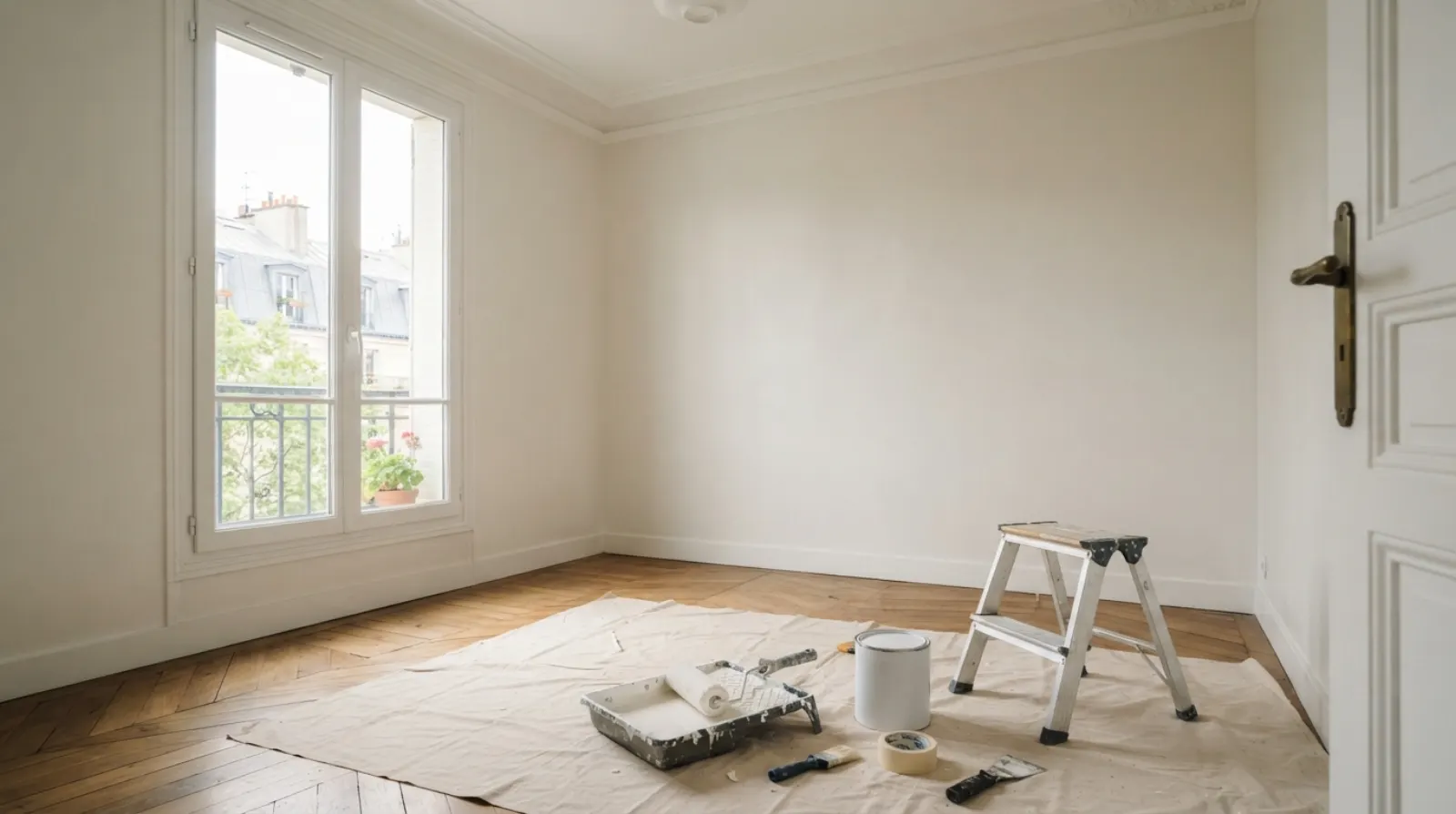 Peindre un plafond sans traces ni reprises : la méthode des pros